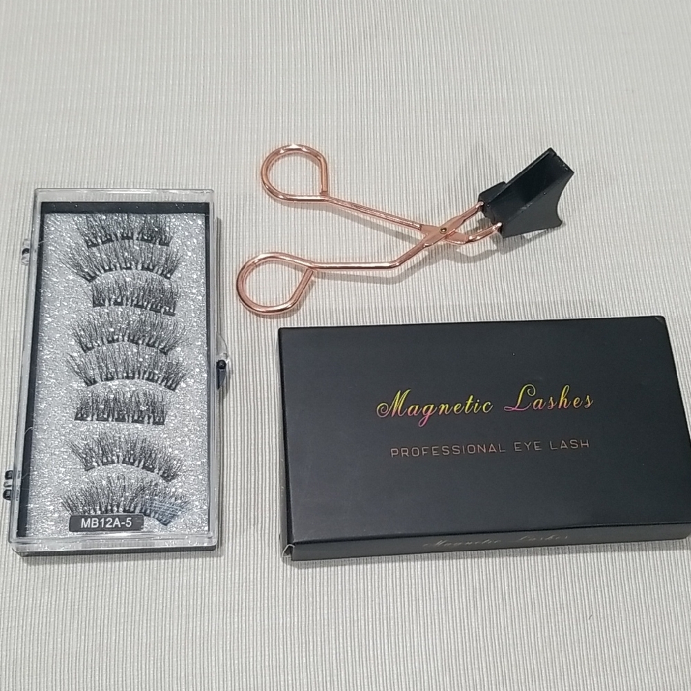 Magnetic Lashes Set with Rose Gold Applicator